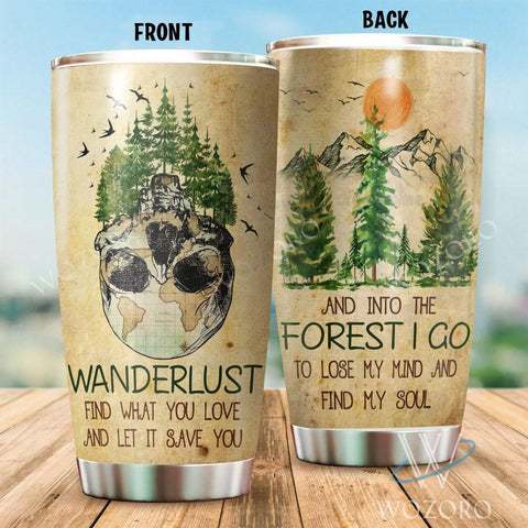 Thermo Tumbler Camping And Into Wanderlust Size 20 oz