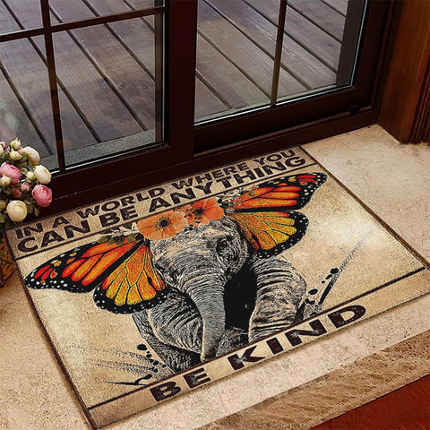 Elephant Be Kind Doormat, Gift for New Home, Housewarming Gift HT