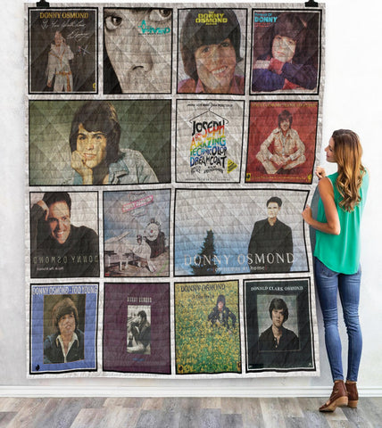 Donny Osmond Blanket Quilt