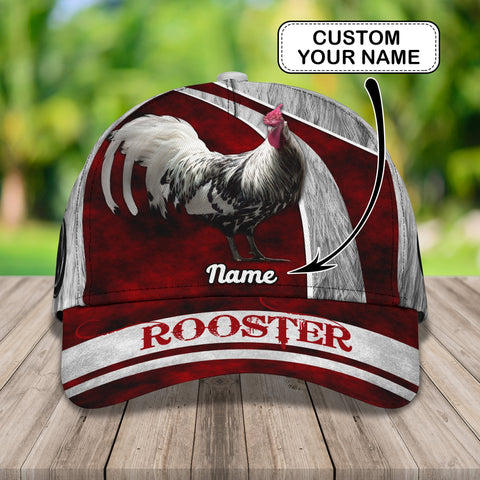 Personalized Rooster 3D Printed Cap 08072101.CTN