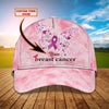 Breast Cancer - Personalized Name Cap - PT97 - Dp324