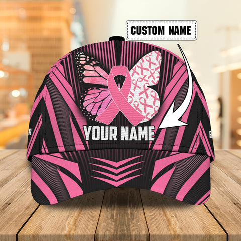 Breast Cancer - Personalized Name Cap For Breast Cancer Awareness - Hez98 07