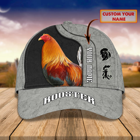 Personalized Rooster 3D Printed Cap 25062101.CTN