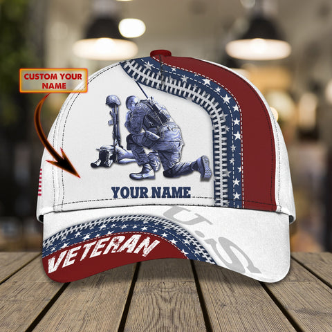 Veteran - Personalized Name Cap 118 Gift for Veteran Day