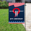 Patriot Flag Never Forget 9.11 Two Towers- 20th Anniversary House Flag