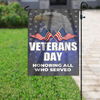 Veterans Day - Honoring All Who Served House Flag