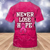 Breast Cancer - Personalized Name 3D Tshirt For Breast Cancer Awareness - HEZ98 06