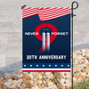 Patriot Flag Never Forget 9.11 Two Towers- 20th Anniversary House Flag