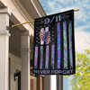 Patriot Flag 9/11 Support - Never Forget House Flag