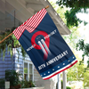 Patriot Flag Never Forget 9.11 Two Towers- 20th Anniversary House Flag