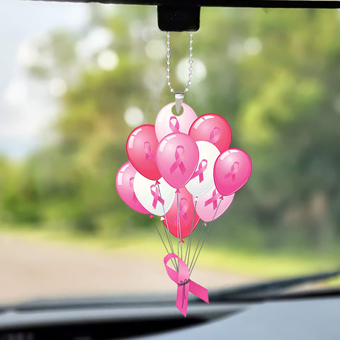 Breast Cancer Balloon Ornament