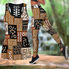 African Pattern Legging & Tank top-ML