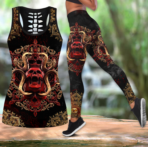 Skull Tattoo Art Combo Tank + Legging HAC240604