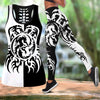 Black & White Dragon Tattoo Art Combo Tank + Legging HAC050502