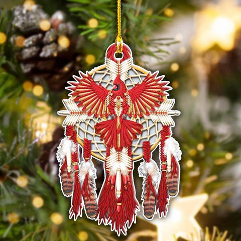 Cardinal Native Shape Ornament
