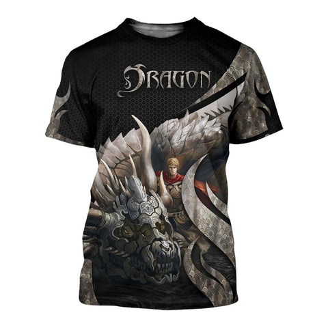 Men Shirt 3D Tattoo and Dungeon Dragon Hoodie T Shirt For Men and Women NM050962