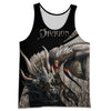 Men Hoodie 3D Tattoo and Dungeon Dragon Hoodie T Shirt For Men and Women NM050962