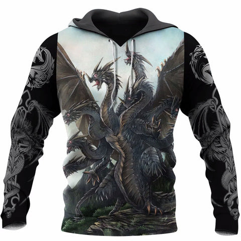 3D Tattoo and Dungeon Dragon Hoodie NM050968