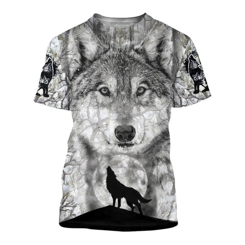 Wolf Hoodie T Shirt For Men and Women NM17042001