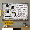 I Want To Hold Your Hand At 80 To Ball Field Customized Canvas QA