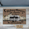 Personalized Camping Making Memories Customized Doormat