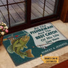 Personalized Fishing Best Catch Of His Life Customized Doormat