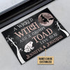 Personalized Witch Wicked Witch Live Here Customized Doormat TM