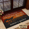 Personalized Guitarist And The Pick Live Here Customized Doormat