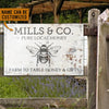 Personalized Honey Bee Farm Pure Local Honey Classic Metal Signs