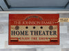 Personalized Theater Enjoy The Show Customized Doormat