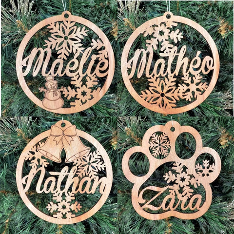 Personnalized Christmast Ornament HT
