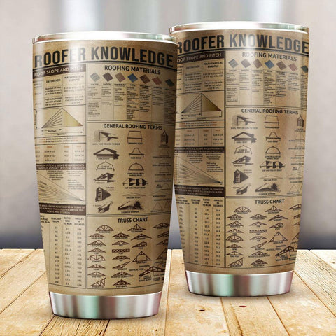 Roofer Knowledge Tumbler
