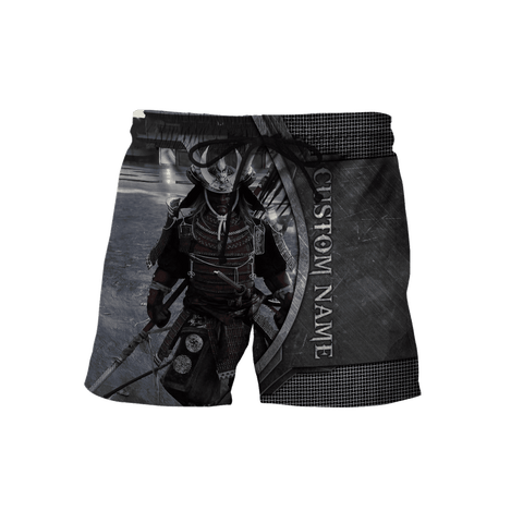 Men Samurai shorts Premium Personalized 3D Printed Samurai Warrior shorts MEI