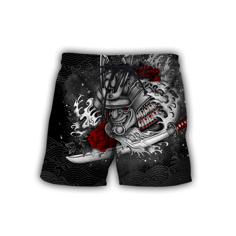 Premium Samurai Unisex 3D All Over Printed shorts No1 MEI