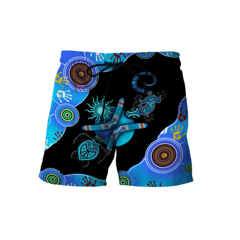 Aboriginal Naidoc Week 2021 Blue Turtle Lizard 3D design Summer shirts