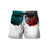 Men Samurai shorts Premium 3D Printed Samurai Tattoo shorts MEI