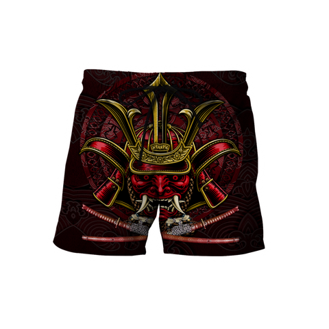 Men Samurai shorts Premium 3D Printed Personalized Unisex Samurai shorts MEI