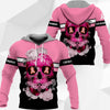 3D Skull Flower Breast Cancer Awareness Hoodie T-Shirt Sweatshirt SU110308