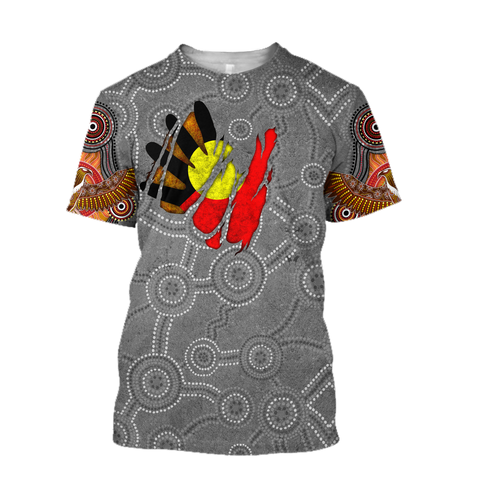 Aboriginal Australia In my heart Indigenous Painting Art 3D shirts