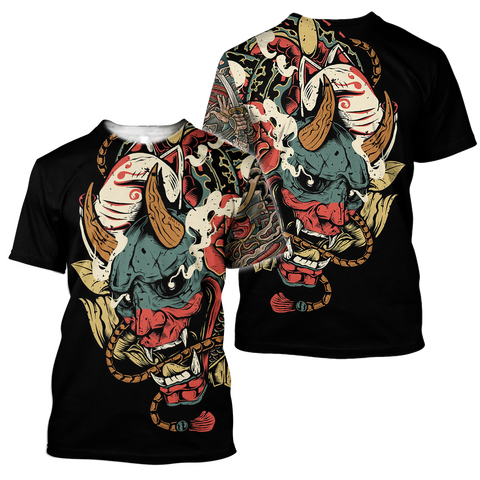 Samurai Tattoo Art Hoodie T Shirt For Men and Women HAC220604-NM