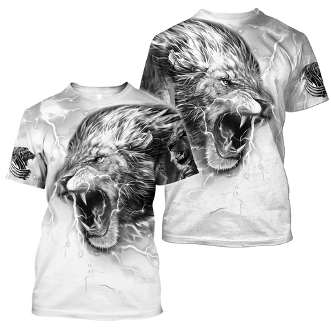 Lion Tattoo Art Hoodie T Shirt For Men and Women HAC310501-NM