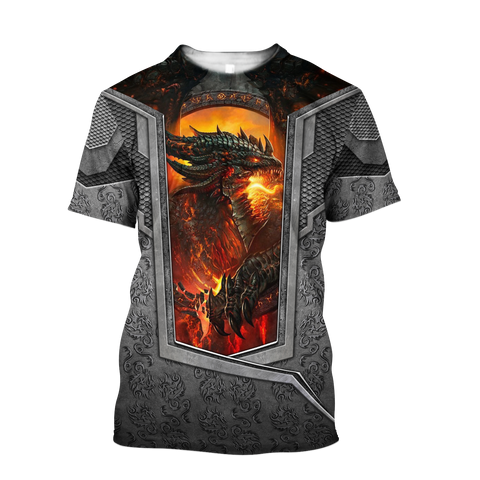 Men Shirt 3D Tattoo and Dungeon Dragon Hoodie HAC020115