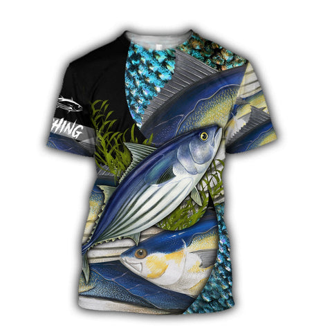 Men Fishing Shirt Saltwater Fishing on skin 3D all over shirts for men and women