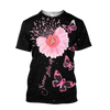 Breast Cancer-Never Give Up  3D All Over Printed Shirts For Men and Women DQB07212008