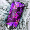 Aboriginal Naidoc Week 2021 Purple Butterflies Stainless Steel Tumbler 20Oz