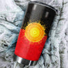 Aboriginal Decors Australian Gifts Flag The Sun Stainless Steel Tumbler 20Oz DD03072107