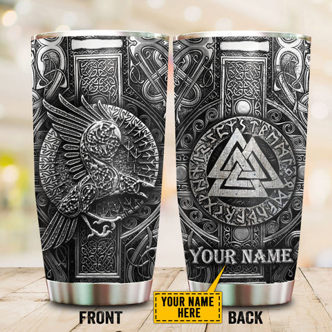 Customized Name Viking Steel Tumbler