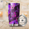 Aboriginal Naidoc Week 2021 Purple Butterflies Stainless Steel Tumbler 20Oz