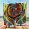 Aboriginal Decors Australian Gifts Lizards Dreamtime Stainless Steel Tumbler 20Oz MH05072104