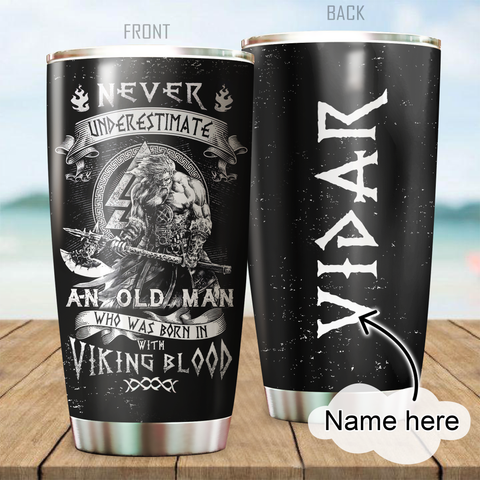 Customized Name tumbler Viking Steel Tumbler